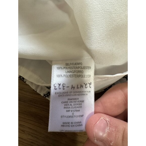 Sam Edelman Women Spaghetti Strap Slip Dress Size Small Holiday Embellished City - Picture 7 of 9